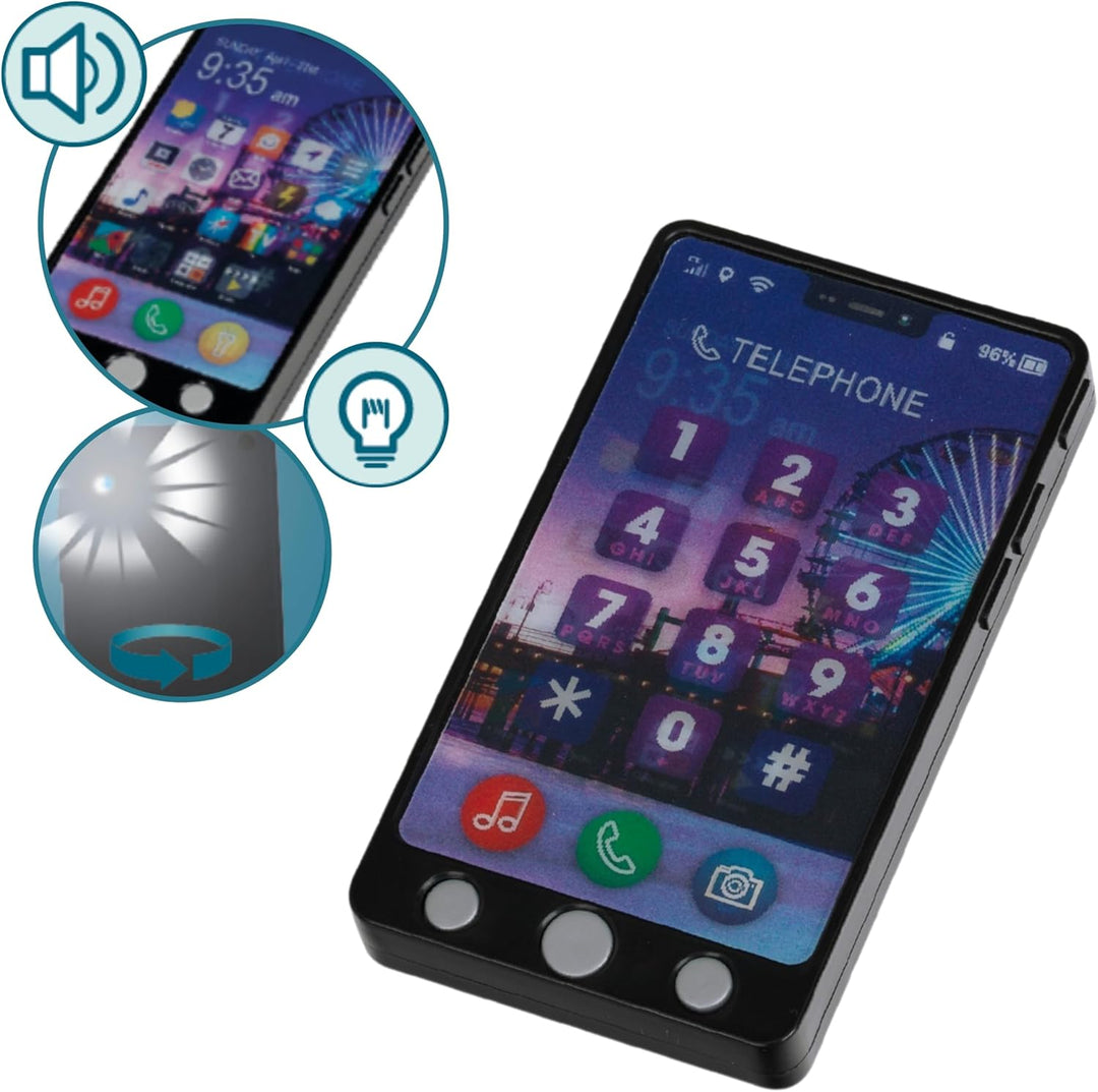 Theo Klein 7274 PoS Terminal und Kinder Handy Smartphone Mit Licht, Sound und kontaktloser Bezahlfun