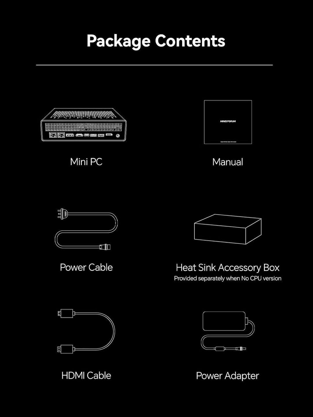 MINIS FORUM Mini Workstation MS-A1, Barebone Version ohne CPU/2 x DDR5 Max 96GB/SSD/AMD AM5 Socket,