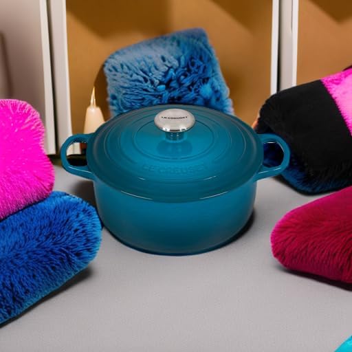 Le Creuset Signature Gusseisen-Bräter mit Deckel, Ø 24 cm, Rund, Für alle Herdarten und Induktion ge