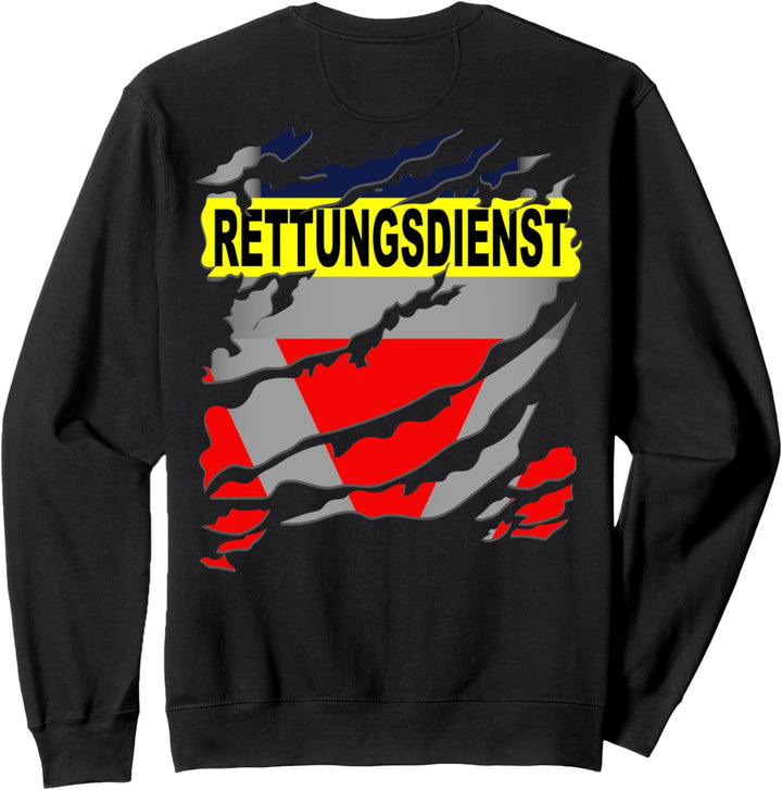 Rettungsdienst Uniform Sanitäter Notarzt Ambulanz Sweatshirt