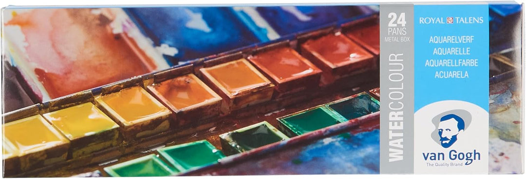 Van Gogh T.20M8624 metal case 24 colors V.G solid watercolor (japan import)