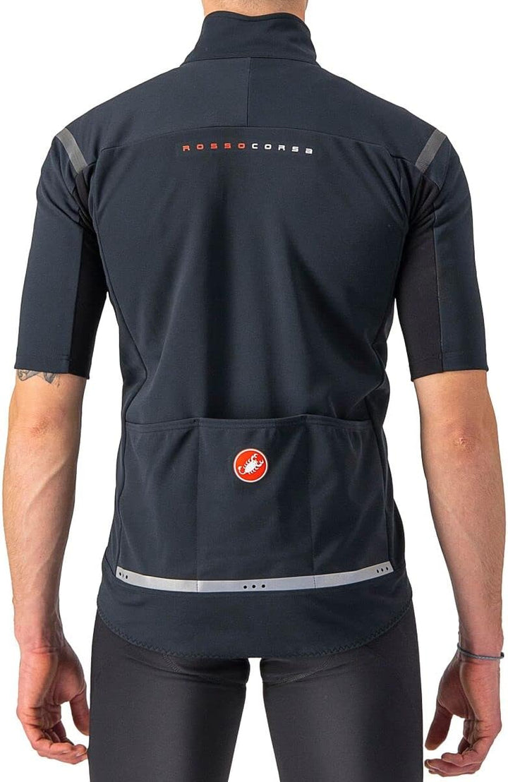 Castelli Herren Gabba Ros 2 Jacket (1er Pack), M LIGHT BLACK/BLACK REFLEX