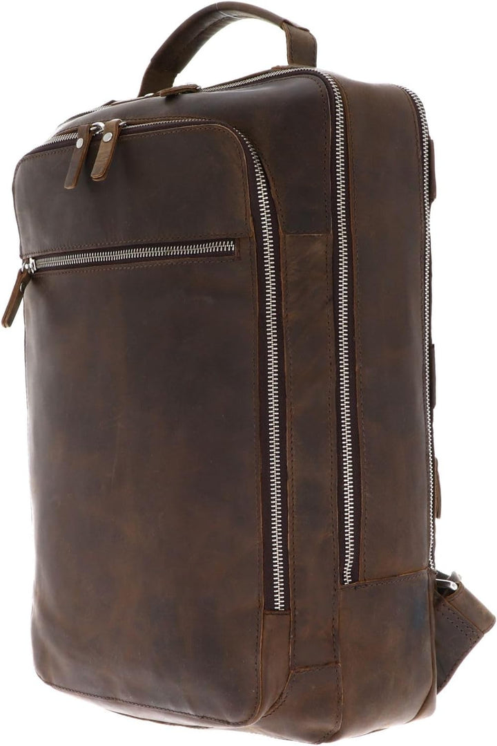 Leonhard Heyden Salisbury Business - Rucksack 12" 41 cm braun
