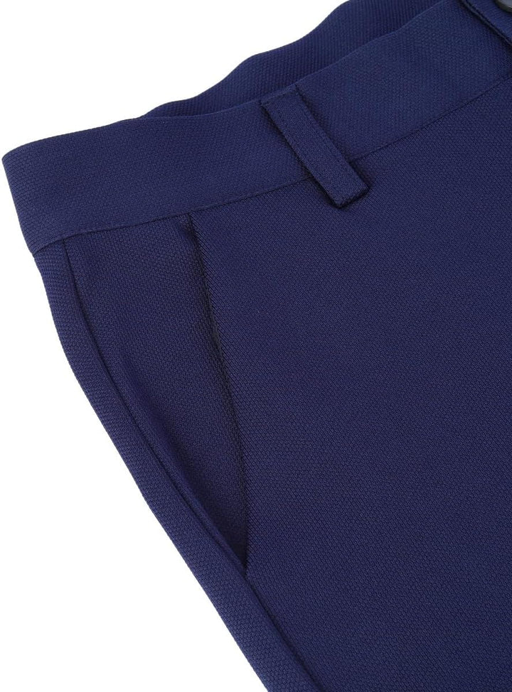 Allthemen Herren Anzughose mit Stretchkomfort Slim Fit Anzug Straight Hose für Business XL Dunkelbla
