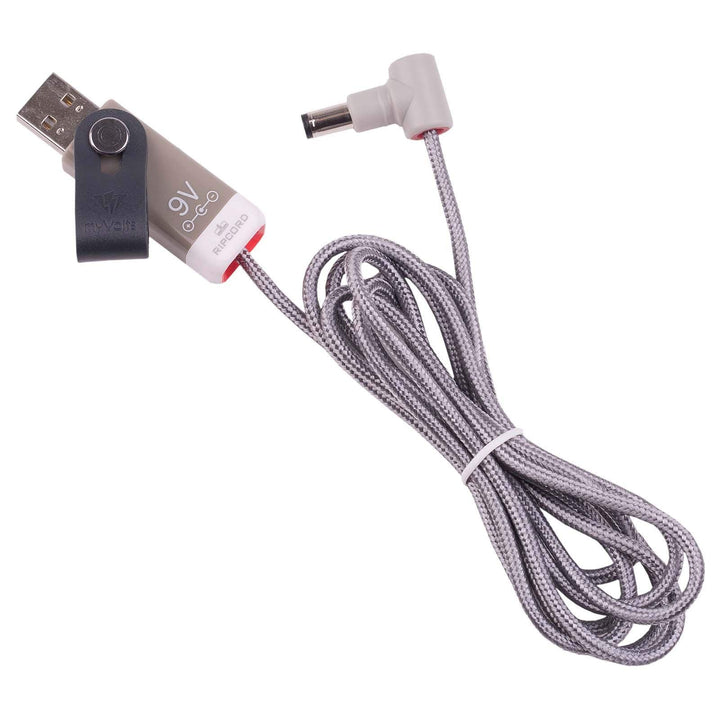 myVolts Ripcord-USB-Ladekabel mit 9V DC Ausgangsstecker kompatibel mit Zoom V3 Multieffektgerät
