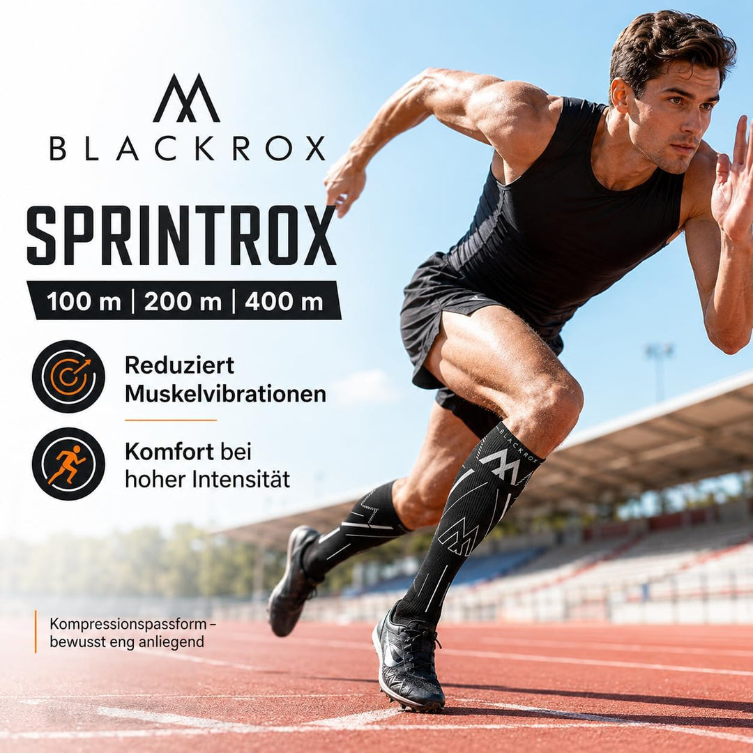 BLACKROX Kompressionsstrümpfe Sport Astropreform Kompressionssocken Vergleichssieger Sportkompressio