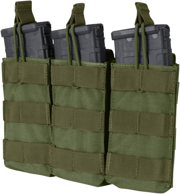 CONDOR MA27-002 Triple M4/M16 Open Top Mag Pouch Black