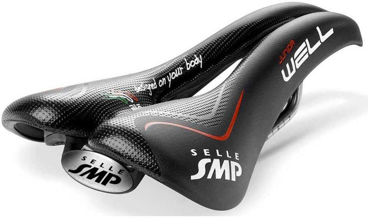 Selle SMP Junior Well Fahrrad-Sattel // Unisex Schwarz Einheitsgrösse, Schwarz Einheitsgrösse
