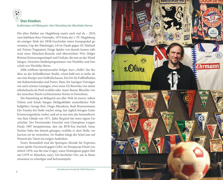 99 Münchner Fussballorte: Auf den Spuren des Fussballs in und um München, Taschenbuch