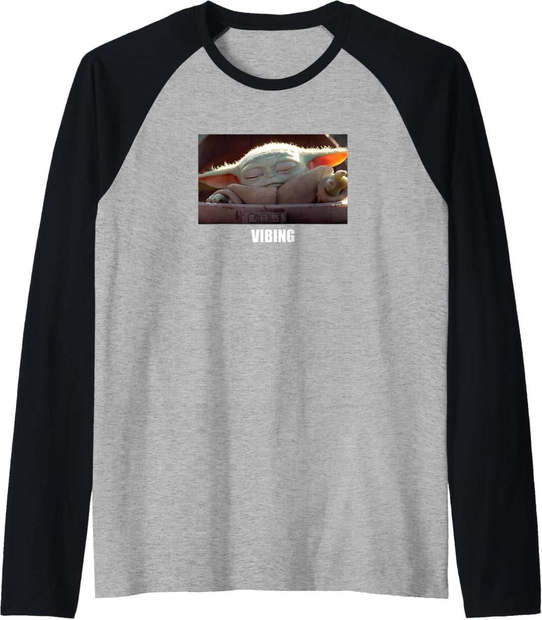 Star Wars Child Vibing Meme Raglan