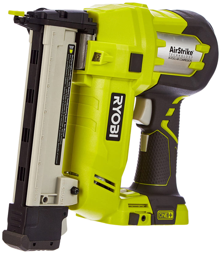 Ryobi Akku-Tacker R18S18G-0 (mit 500 Klammern, ohne Akku und Ladegerät, LED-Beleuchtung, Auslösesich