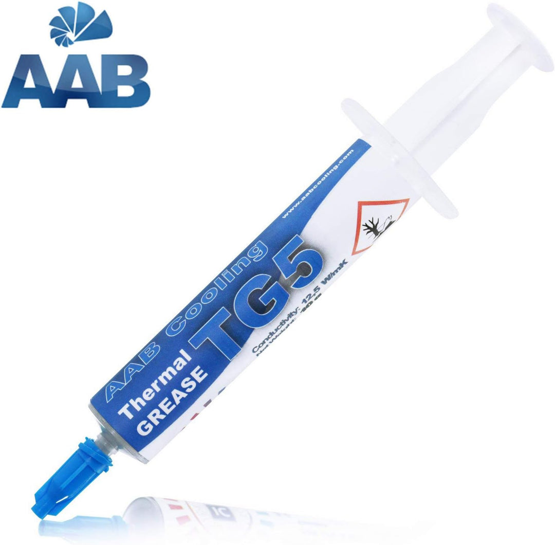 AABCOOLING Thermal Grease 5-10g - Hochleistungs 12,5W/mK Wärmeleitpaste mit Silber - Hoher Wärmeleit