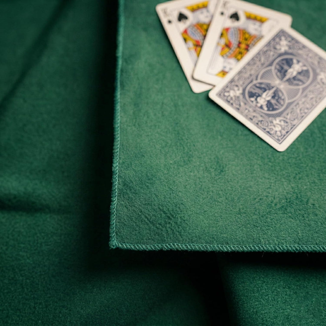 Byour3 - Grünes Tischspieltuch - Quadratische oder rechteckige Pokerkarten Buraco-Turnier Weihnachts