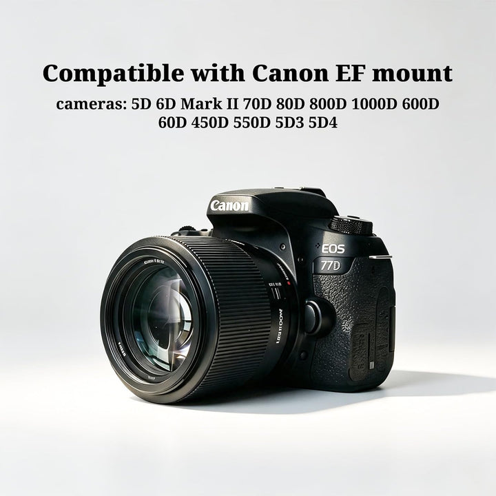 85 mm f/1.8 AF Objektiv Canon EF Porträtobjektiv Vollformat | Autofokus, kompatibel mit EOS 5D Mark
