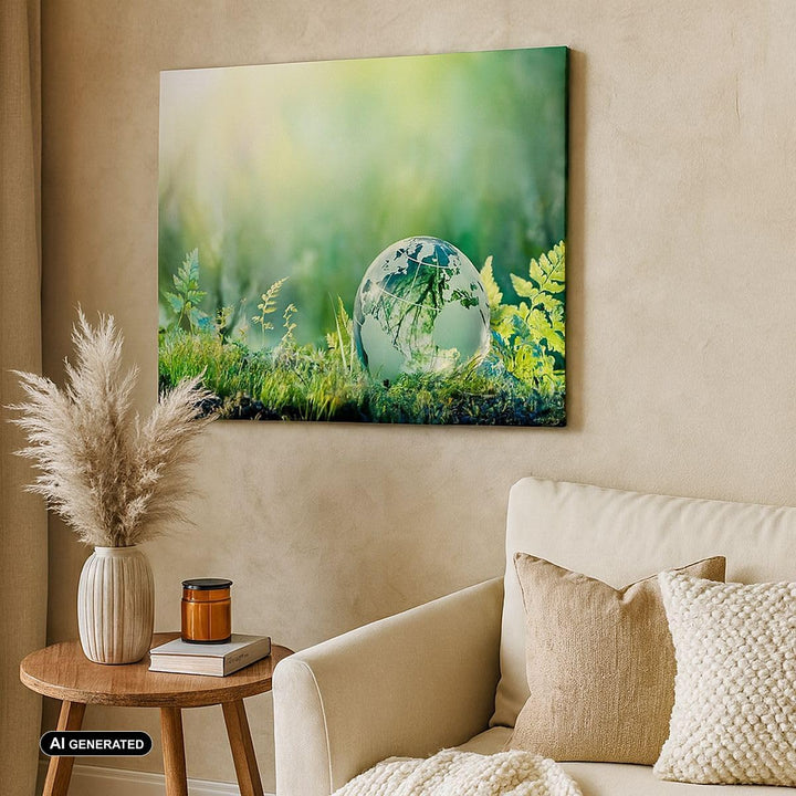 ARTTOR Bilder auf Leinwand natur natur Leinwandbild mit Rahmen 70x50cm Wandbilder Dekoration Wohnzim