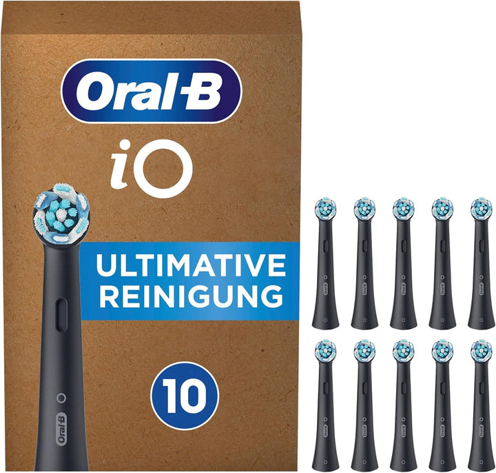 Oral-B iO Ultimative Reinigung Aufsteckbürsten für elektrische Zahnbürste, 10 Stück, ultimative Zahn