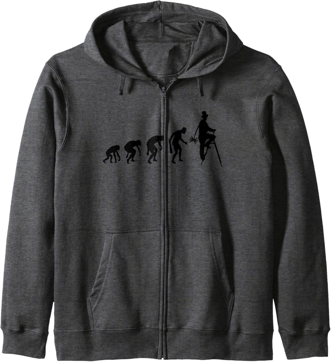 Schornsteinfeger Evolution Kaminkehrer Kleeblatt Geschenk Kapuzenjacke