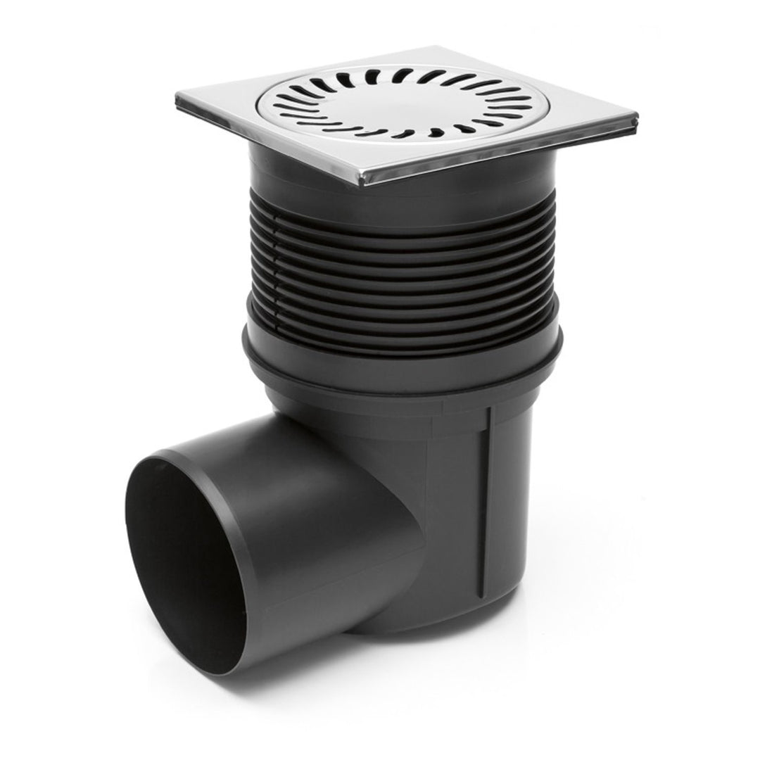 DN75 Bodenablauf Edelstahl Siphon, Edelstahl Siphon