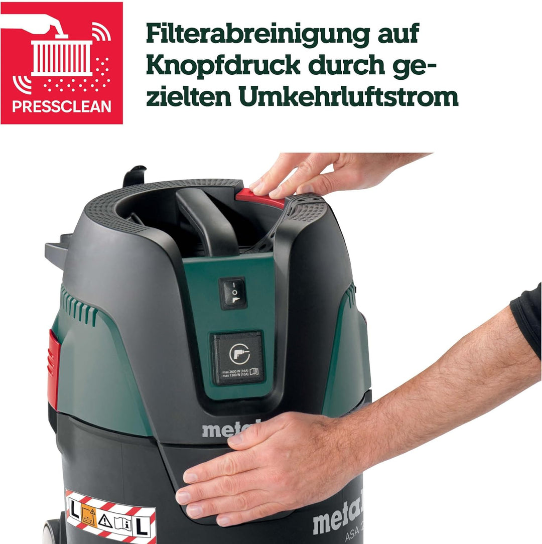 Metabo Allessauger / Nass Trockensauger mit Steckdose ASA 25 L PC (602014000) Industriesauger mit st