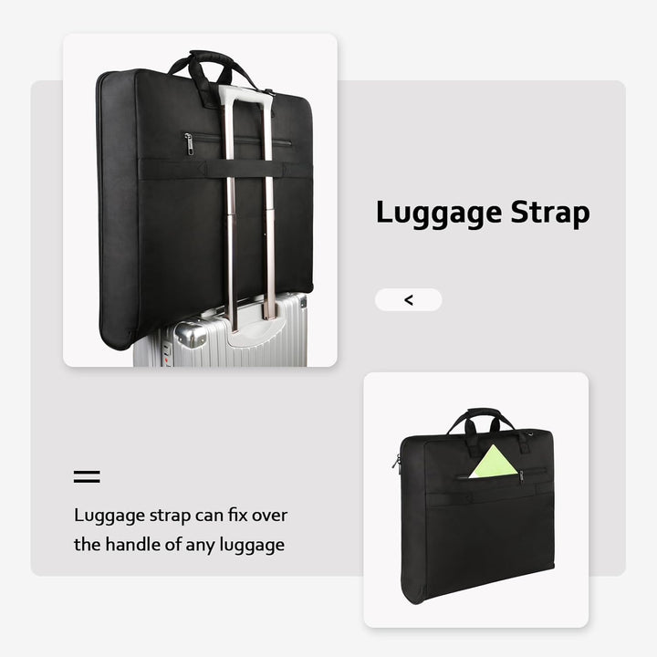 MATEIN Kleidersäcke, grosse Anzug-Reisetasche mit Taschen & Schultergurt für Geschäftsreise, wasserd