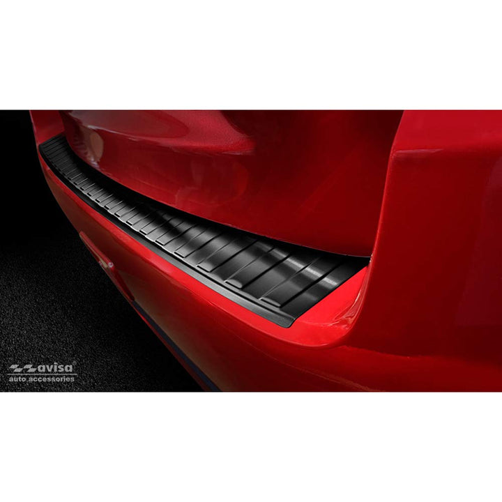 Avisa Schwarz Edelstahl Heckstossstangenschutz kompatibel mit Mitsubishi ASX Facelift 2019- &