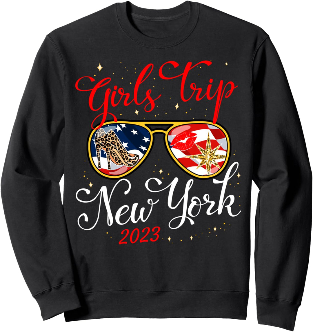Girls Trip New York 2023 Frauen Wochenende Geburtstag Party Squad Sweatshirt