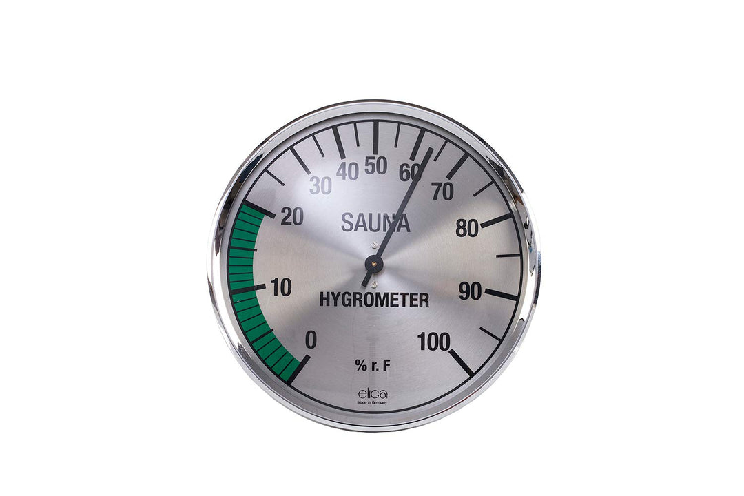 eliga Hygrometer silberfarben 135 mm