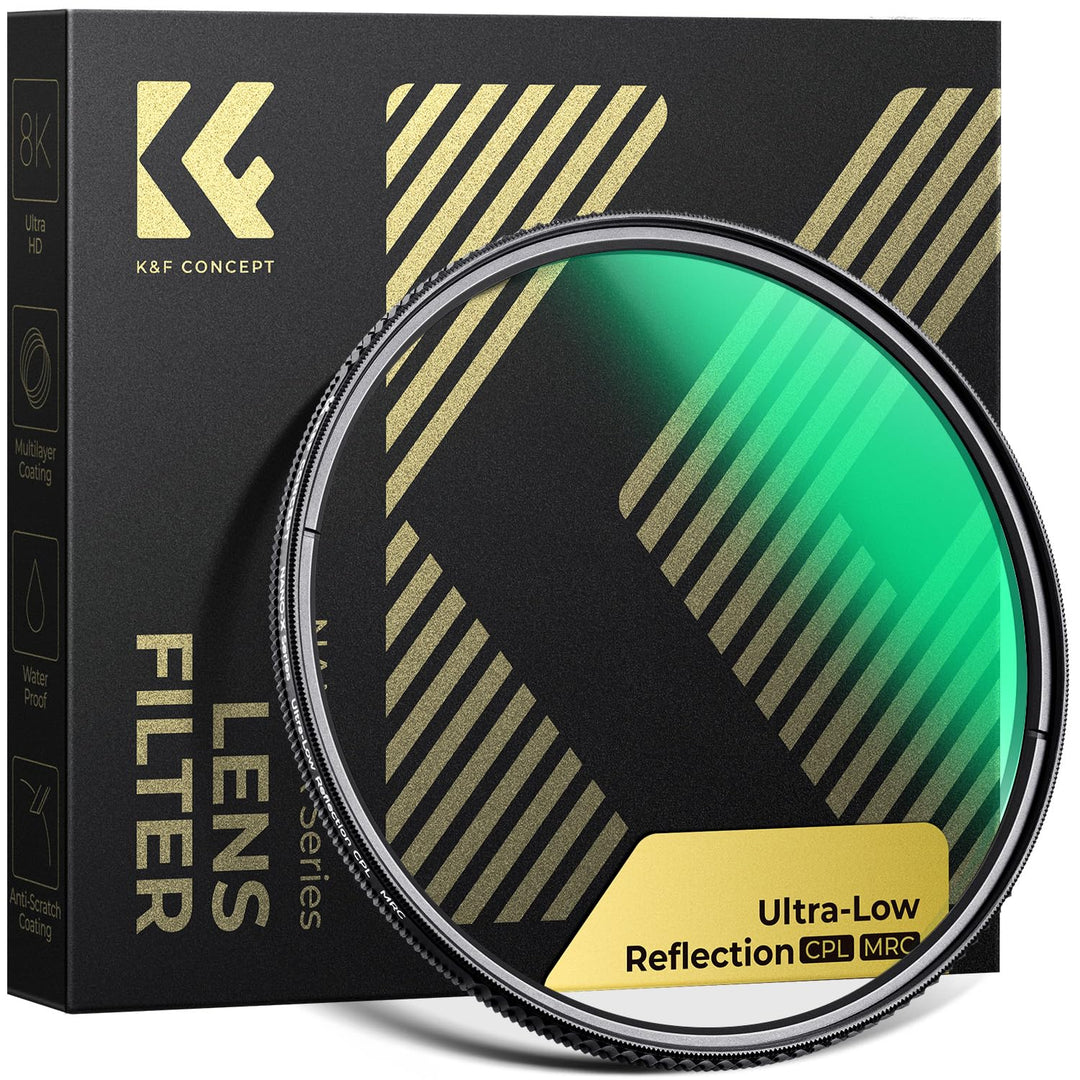 K&F Concept Nano-X Serie Ultra-niedrige Reflexion Polfilter 46mm CPL Filter Polarisationsfilter MRC