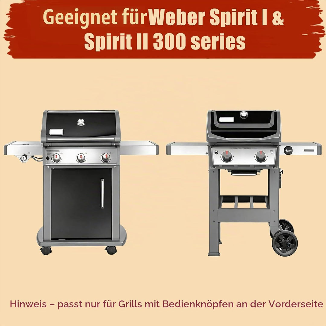 69787 45,3CM Brenner für Weber Spirit I &amp; II 310 320 Serie, Spirit LX 310 Serie (mit vorderen Brenne
