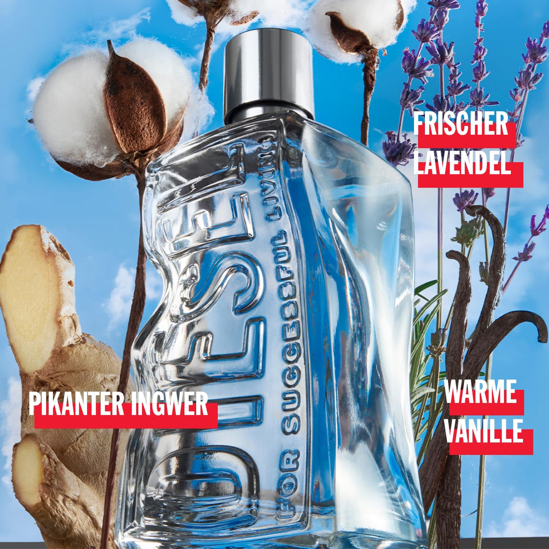 D by Diesel Set | Unisex | Parfum für Damen und Herren | Eau de Toilette 30ml mit Duschgel 75ml | 2-