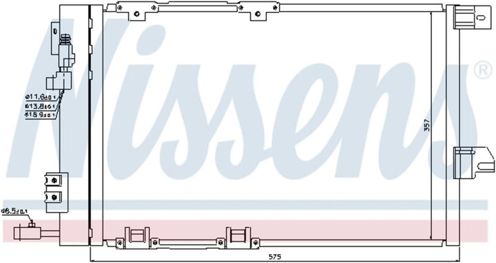 Nissens 94384 Klimakondensator