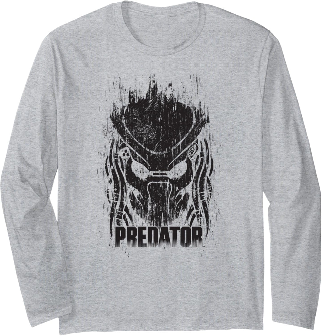 Predator Head Stamp 80s Langarmshirt
