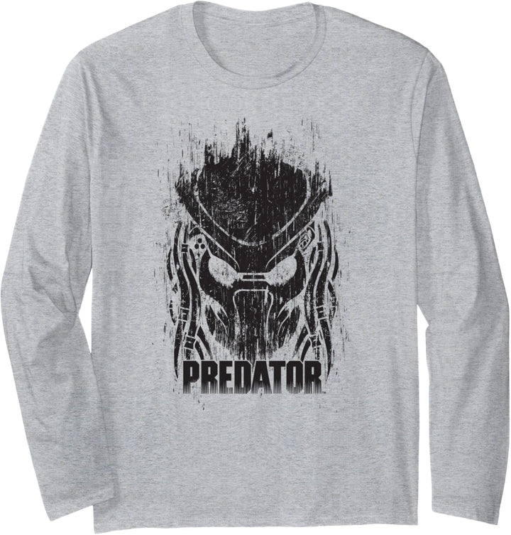 Predator Head Stamp 80s Langarmshirt
