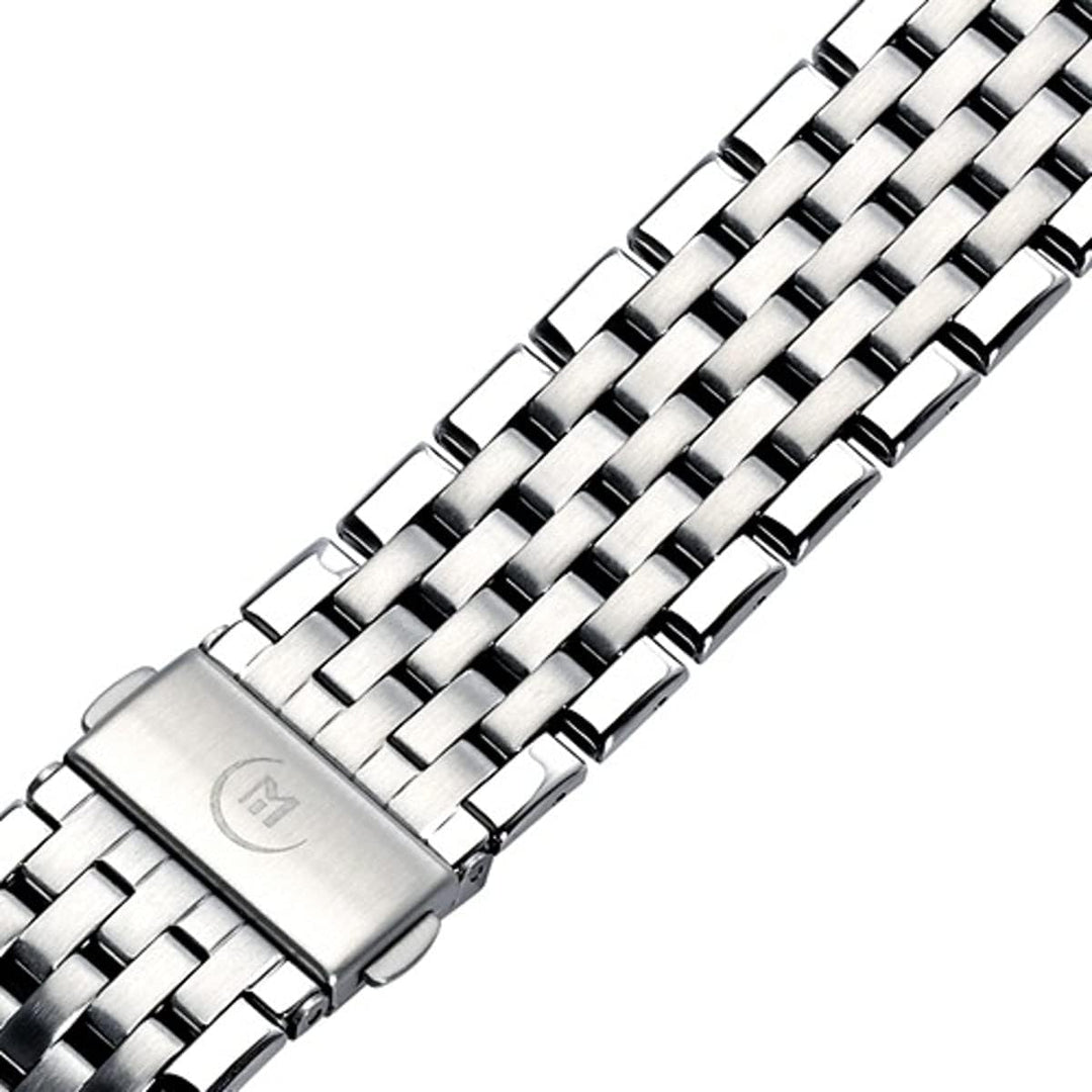 MARBURGER Uhrenarmband 20mm Edelstahl Silber - Werkzeug Montage Set 89508080020