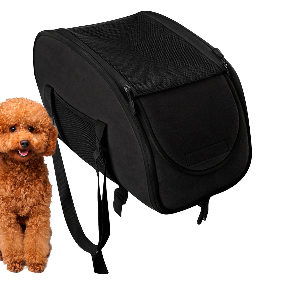 Hundeautositz, kleine Hunde, Haustier-Tragetasche, 39 x 24 x 24 cm, belüftete Katzen-Reisetasche, si