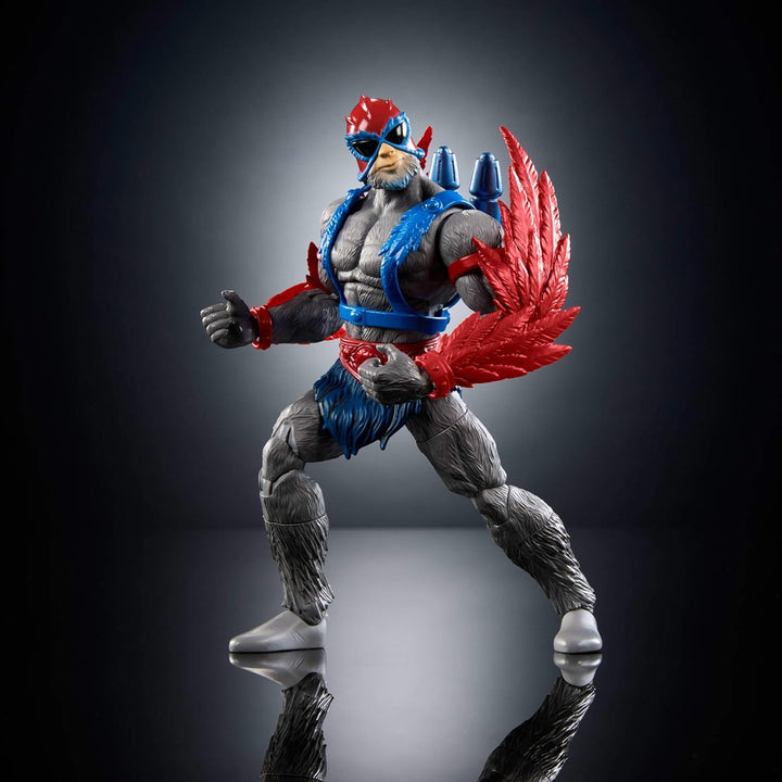 Masters of The Universe Masterverse Vintage Collection Stratos-Actionfigur, ca. 18 cm, 30 Bewegungsp