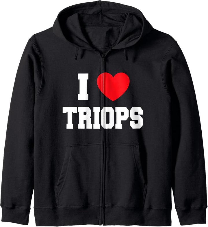 I Love Triops Kapuzenjacke