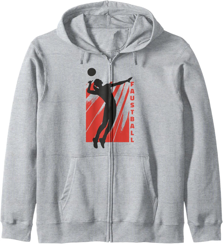 Faustball Damen Spielball Kapuzenjacke