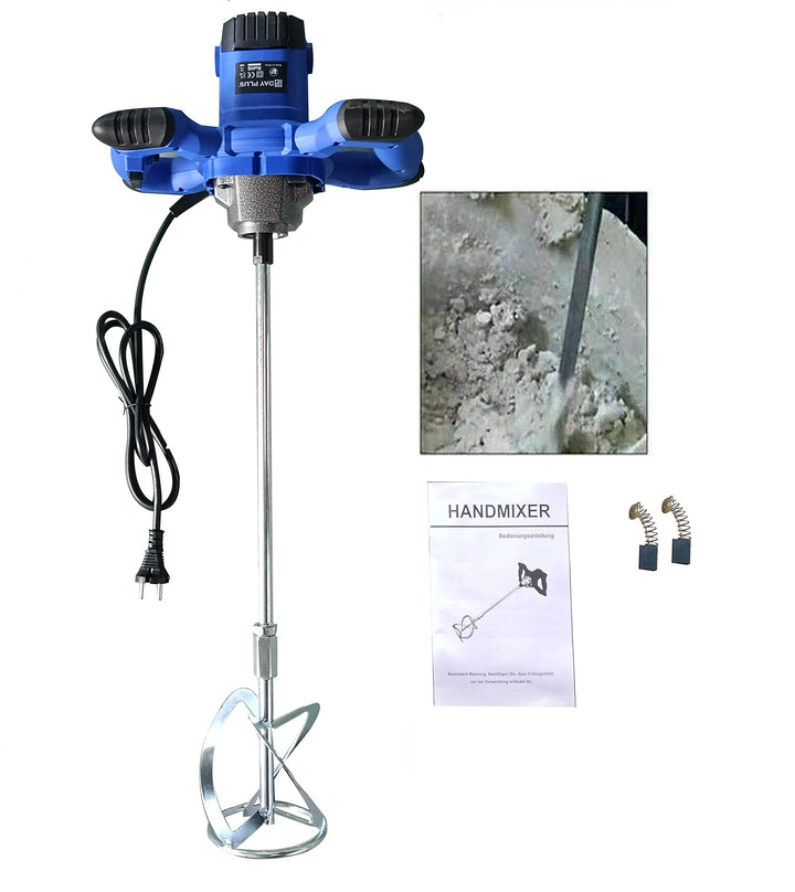 Elektrisches Mischwerkzeug Motar-Rührer Tragbarer Mixer für Beton Zement Putz Mörtel Farbe Professio