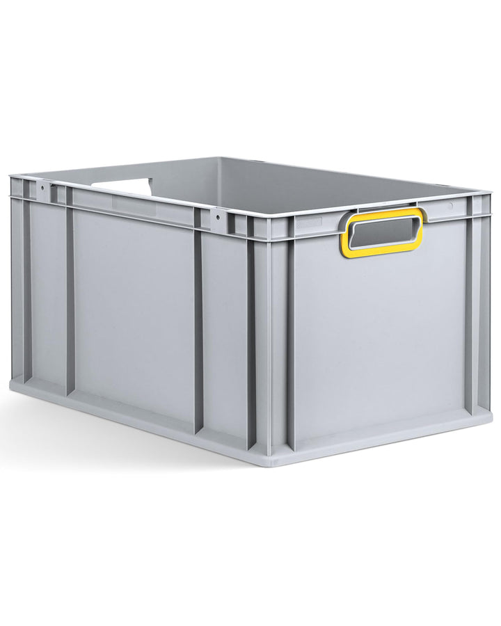 aidB Eurobox NextGen 2.0 - 600x400x320mm – Stapelbare 65L Kunststoffbox mit offenen Griffen – Lagerb