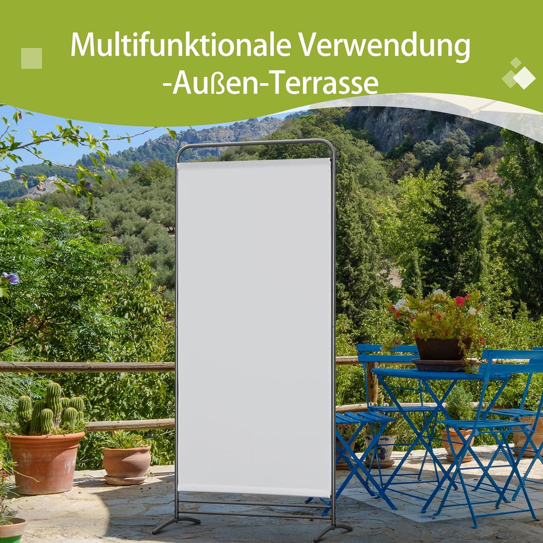 Angel Living Paravent 1 Teilig Klappbar Raumteiler Freistehend Sichtschutzwand Raumteiler Stellwand