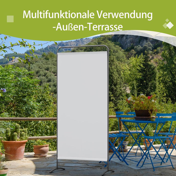 Angel Living Paravent 1 Teilig Klappbar Raumteiler Freistehend Sichtschutzwand Raumteiler Stellwand