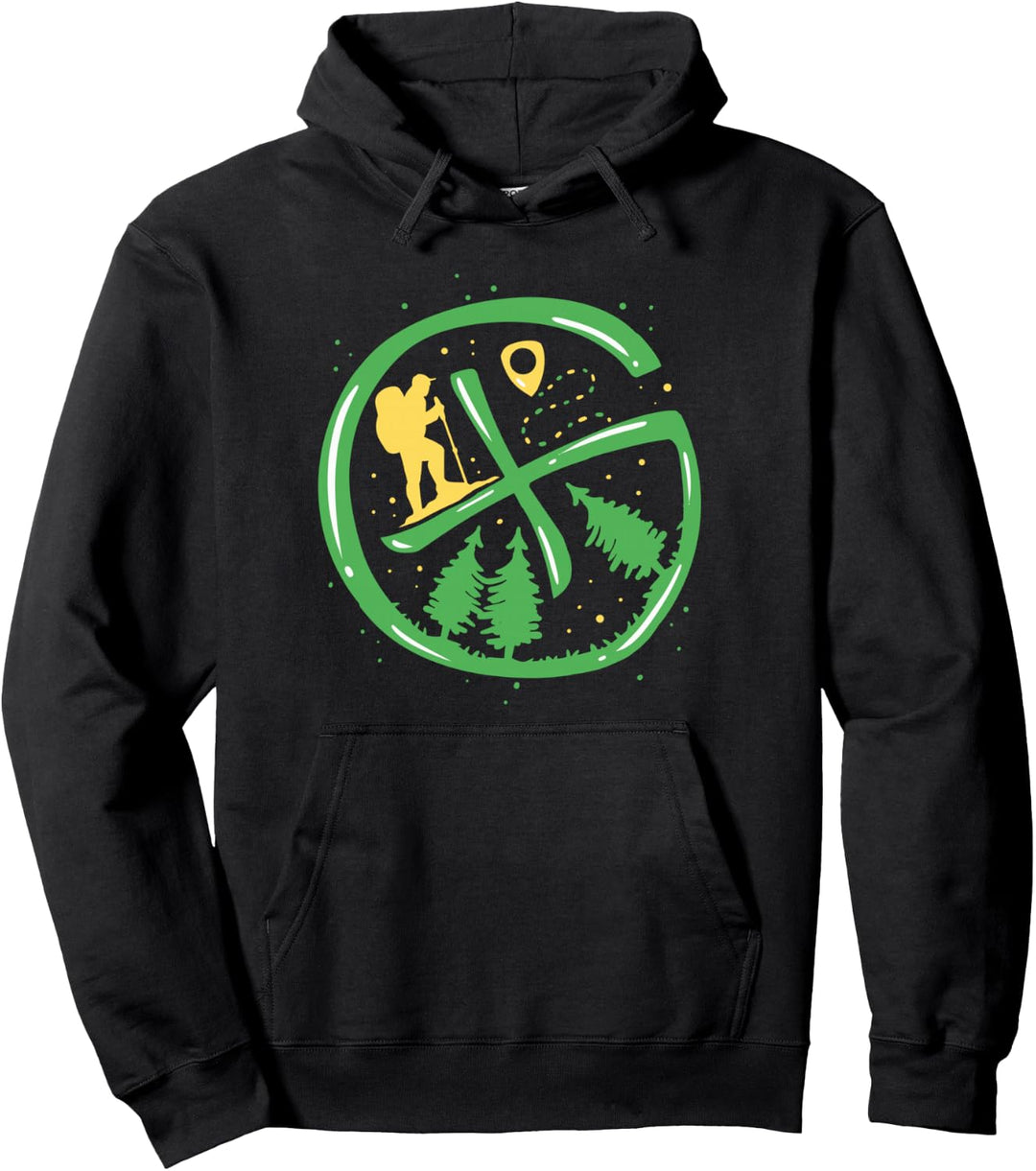 Geocache Bergsteigen Outdoor Spass - Lustiges Geocaching Pullover Hoodie