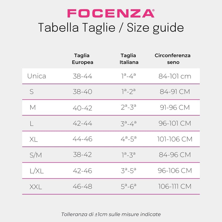 FOCENZA Sport-BH Top Gym Damen, Nahtlose Technologie, Made in Italy L-XL Fluo Green – Fluo Orange –