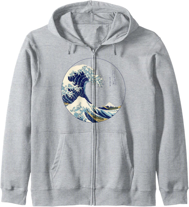 Die grosse Welle vor Kanagawa von Hokusai Kapuzenjacke
