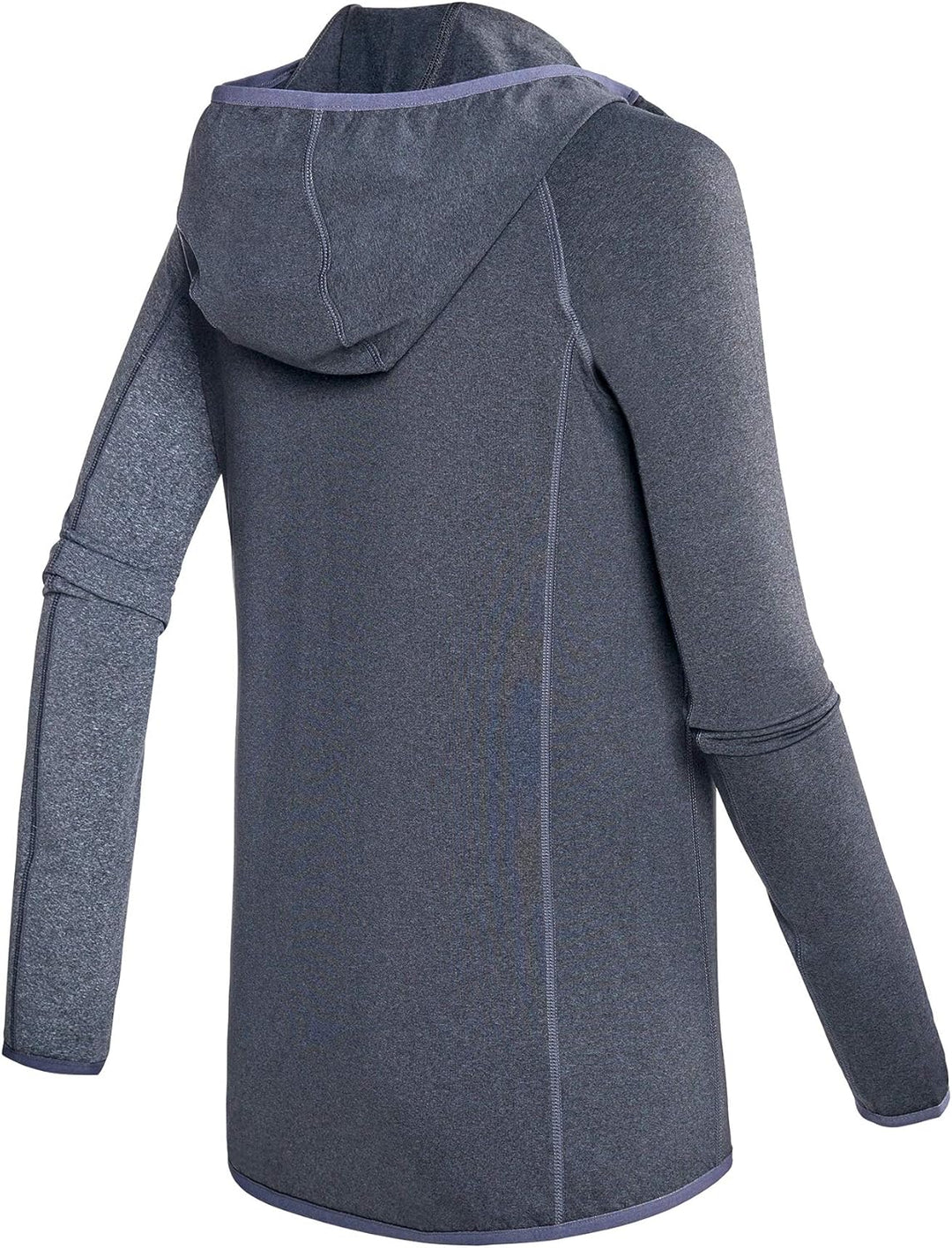 Black Crevice Damen Microfleece Jacke Second Layer Midlayer Kapuze BCR297980 36 anthracite/grey, 36