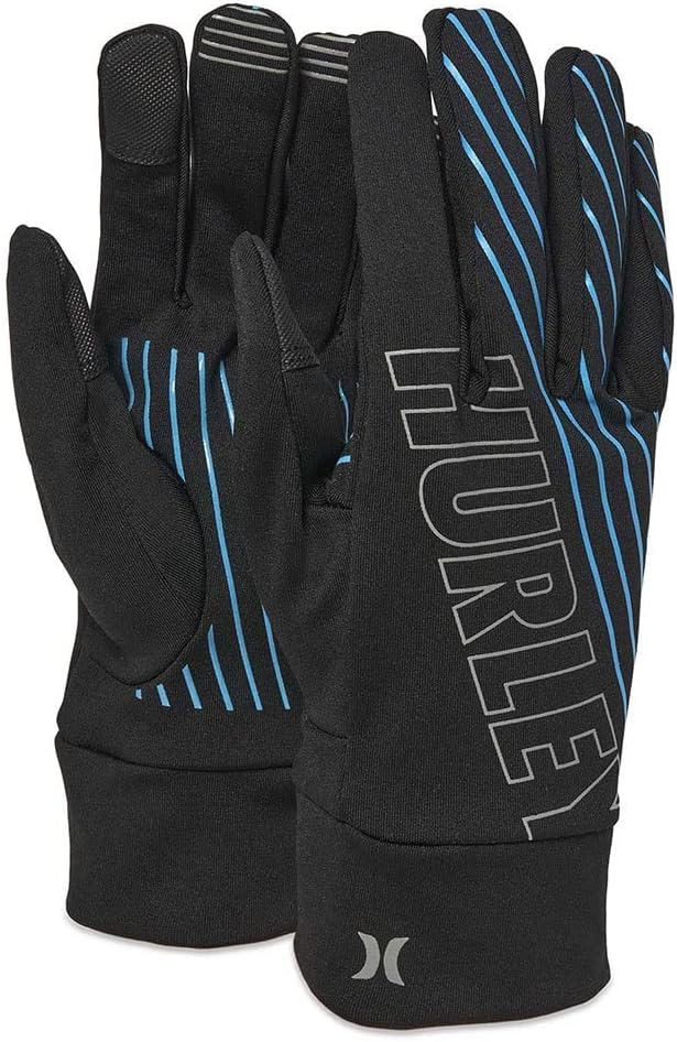 Hurley Herren Fastlane Running Gloves Cold Weather S/M Schwarz, S/M Schwarz