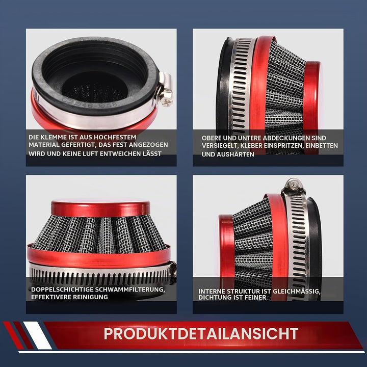 WOOSTAR 19mm Vergaser with Luftfilter Dichtung Versammlung Ersatz für 2 Stroke 47ccm 49ccm Mini ATV