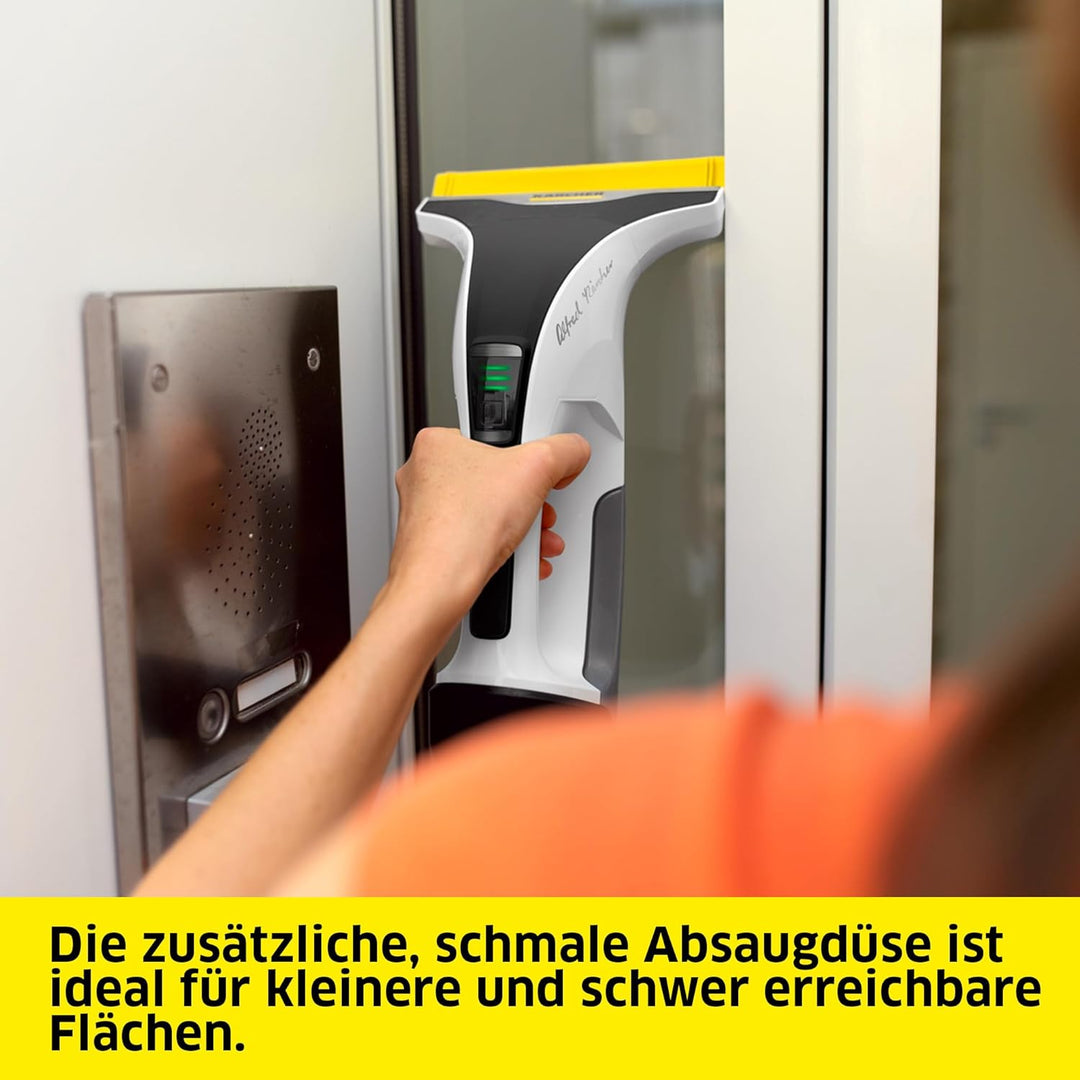 KÄRCHER Akku-Fenstersauger WV 8 Signature Line mit Xtra!Flex® Silikonlippe, Akkulaufzeit: 55 min, Sc