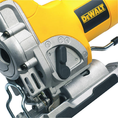 DeWalt DW331KT-QS Stichsaege Buegelgriff 701 Watt in TSTAK, W, 230 V, Schwarz, Gelb